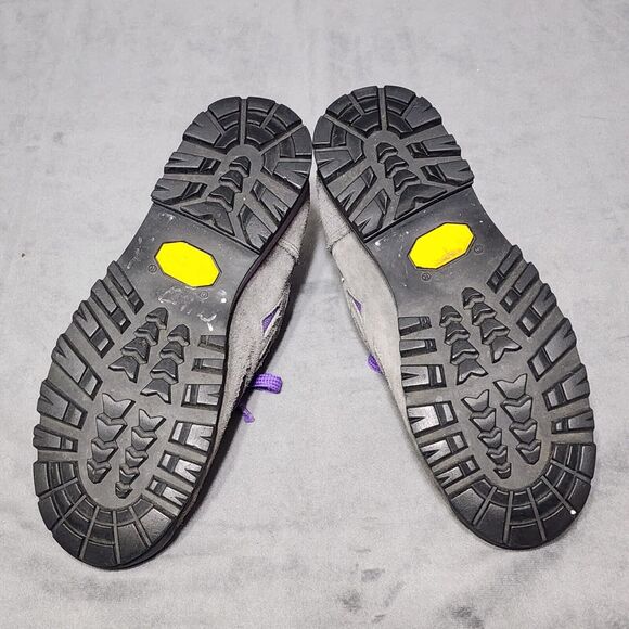 SCARPA Vibram Womens 7.5 US 39 EU Hiking Trail Athletic Shoes Gray Purple Suede - Picture 10 of 15